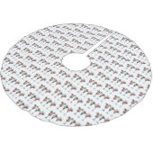 Schattige kerstcocktailpatroon kerstboom rok (Gekanteld)