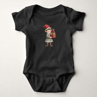 Schattige Kerstelf Romper