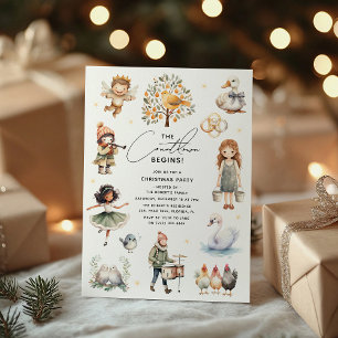 Schattige kerstfeest '12 dagen van Kerstmis' Kaart