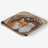 Schattige Kerstfeest Bord (Gebogen)