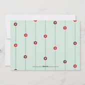 Schattige kerstfotokaart feestdagenkaart (Achterkant)