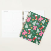 Schattige kerstgroen planner (Display)