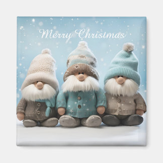 Schattige Kerstkabouter Magneet