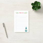Schattige Kerstkabouter Taken Post-it Notities Post-it® Notes (Kantoor)