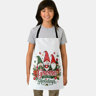 Schattige Kerstkabouters Vakantiedesign Schort