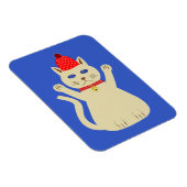 Schattige Kerstkat Magneet (Rechterzijde)