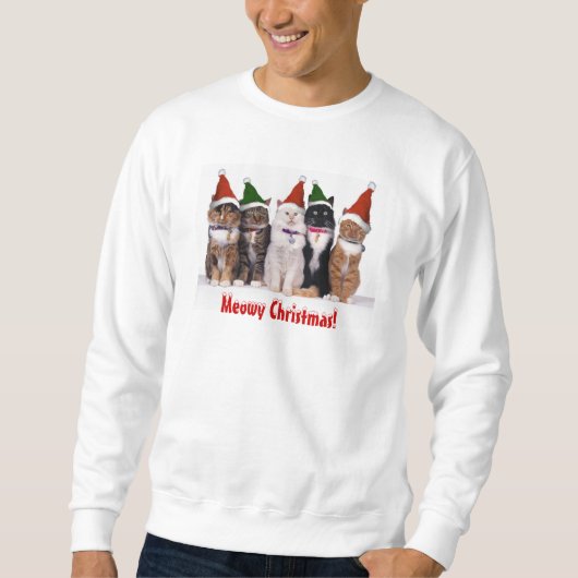 Schattige kerstkatten! Shirt (Voorkant)