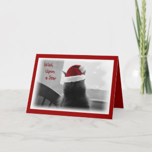 Schattige kerstkeuten feestdagen kaart