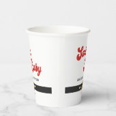 Schattige Kerstman Baby Vakantie Baby Shower Papieren Bekers (Rechts)