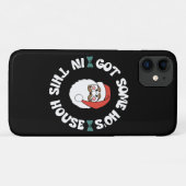 Schattige Kerstman Case-Mate iPhone Case (Achterkant (horizontaal))
