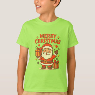 Schattige Kerstman Kerst Kunst – Prettig Kerstfee T-shirt