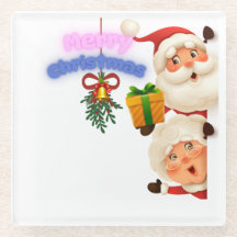 Schattige Kerstman & Mevrouw Claus Prettig Kerstfe