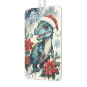 Schattige Kerstman T-Rex Santa Luchtverfrisser (Links)