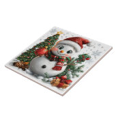 Schattige kerstman tegeltje (Zijkant)