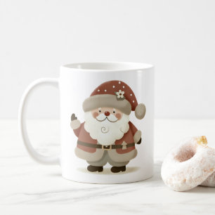 Schattige Kerstman & Tekenen Kerstmis Koffiemok