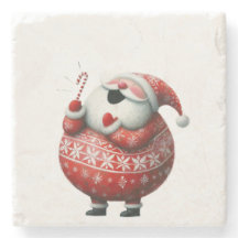 Schattige Kerstman Vakantie Festieve Kerstmis