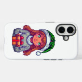 Schattige kerstmeisje Case-Mate iPhone case (Achterkant (horizontaal))