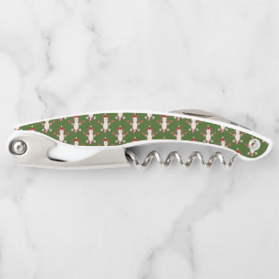 Schattige Kerstmis Axolotl Patterned Kurkentrekker
