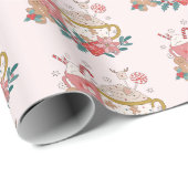 Schattige Kerstmis Cadeaupapier (Rol Hoek)