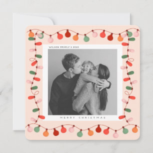 Schattige Kerstmis Familie Foto kerst vakantie ans Feestdagenkaart