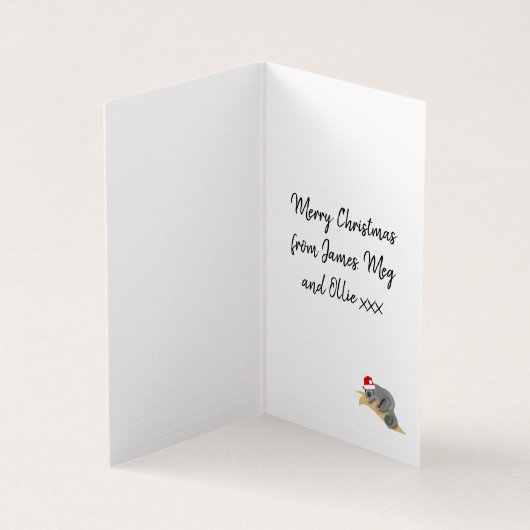 Schattige Kerstmis Koala en Joey Kaart (Binnen)