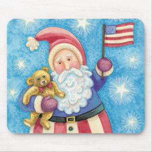 Schattige Kerstmis, Patriottische Kerstman met Vla Muismat