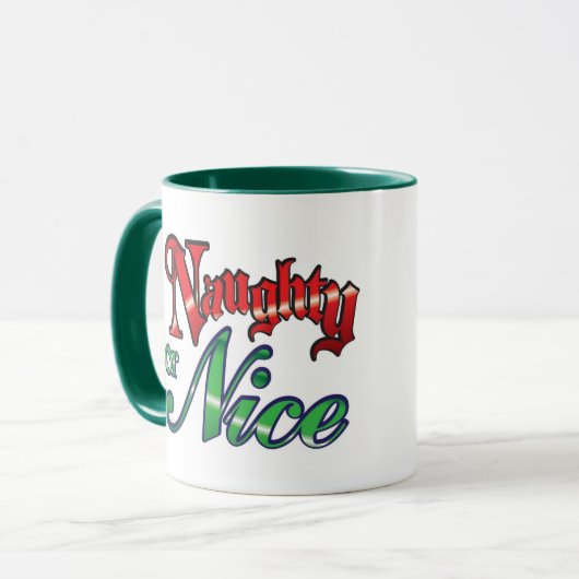  schattige kerstmok mok (Voorkant links)
