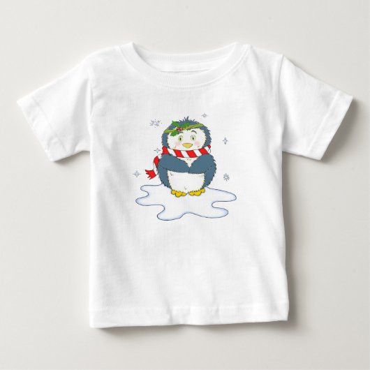 Schattige Kerstpinguïn (Voorkant)
