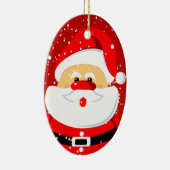 Schattige kerstversiering keramisch ornament (Rechts)