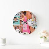 schattige  keukendame Grote klok (Huis)