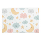 Schattige Kijken in de Sky Pattern Kussensloop (Voorkant-Rechts)