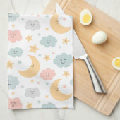 Schattige Kijken in de Sky Pattern Theedoek (Quarter Fold)