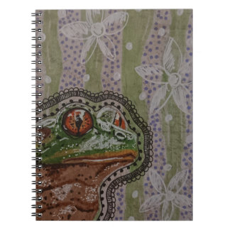 Schattige kikker notitieboek