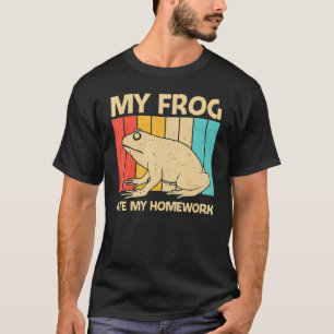 Schattige kikker voor kinderen jongens pad vanger  t-shirt