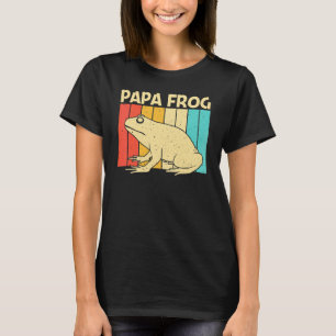 Schattige kikker voor mannen jongens pad vanger hu t-shirt