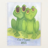 Schattige kikkerliefhebbers planner (Voorkant)