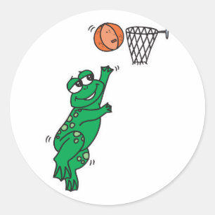 schattige kikkikkermand ronde sticker
