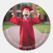 Schattige Kind Afstuderen Stickers (Voorkant)