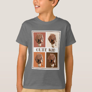 Schattige Kind - Block Art T-shirt