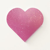 Schattige Kind Rainbow Unicorn Glitter Notitieboek (Achterkant)