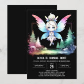 Schattige Kinder feeënverjaardag Kaart (Voorkant / Achterkant)