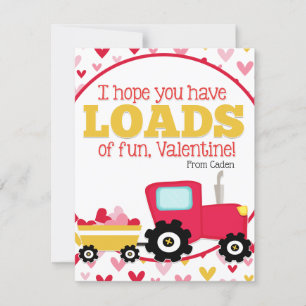 Schattige kinderen klaslokaal Valentijnsdag Tracto Feestdagenkaart