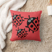 Schattige Kinderen lieveheersbeestje Familie  Kussen (Deken)