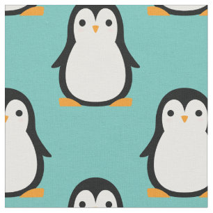 Schattige Kinderen Pinguïn Cartoon Baby Kamer Stof