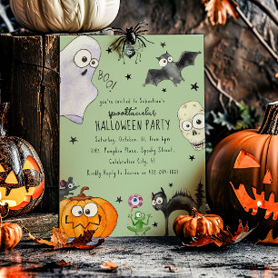 Schattige kinderplezier Halloween Kaart