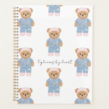 Schattige kinderverpleegster planner