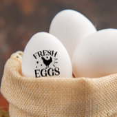 Schattige kippenei vers Boerderij Rubberstempel