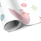 Schattige kippenwikkelpapier cadeaupapier (Rol Hoek)