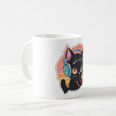 Schattige Kitten Design Koffiemok (Voorkant links)