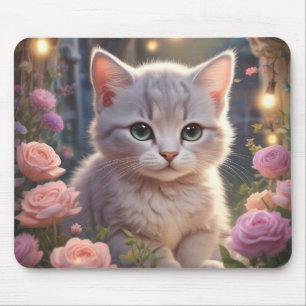 Schattige Kitten Mousepad Muismat